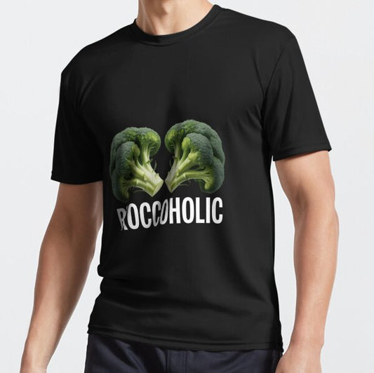 "Best Broccoli Broccoholic Vegan Vegetarian" Active T-Shirt for Sale by HellD3vil-Art