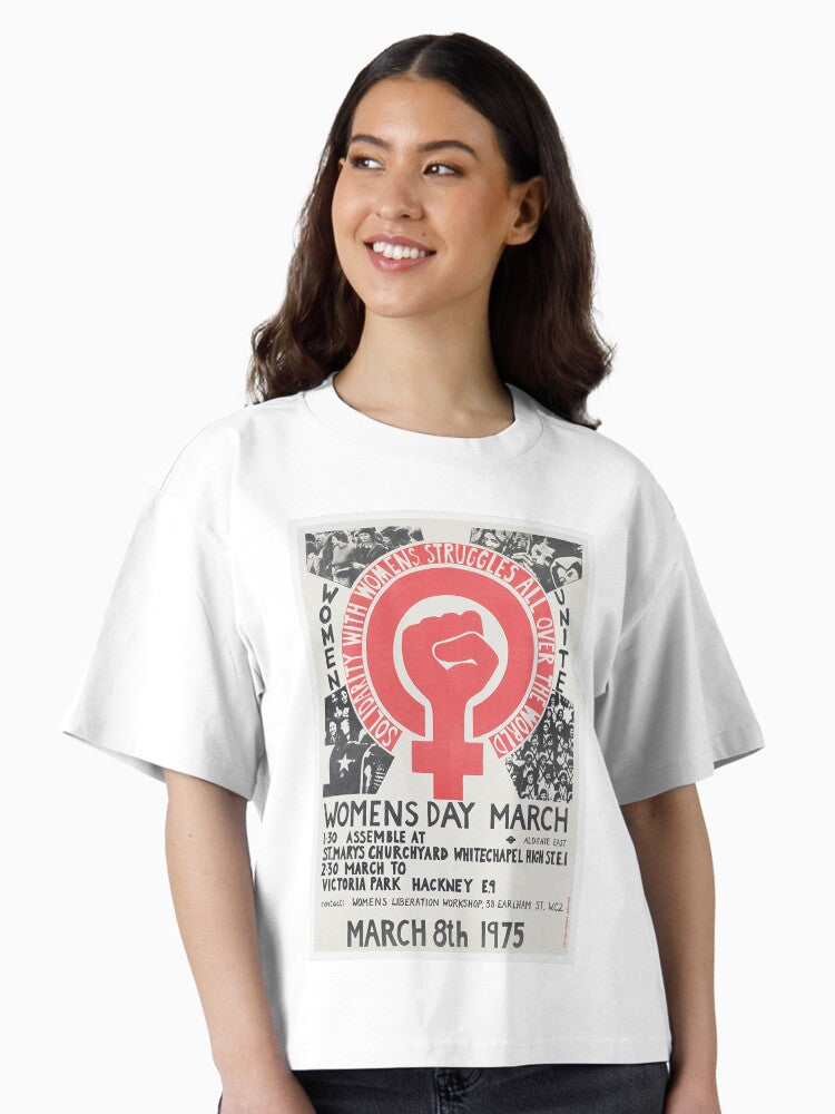 March Women's Day Boxy T-Shirt T-Shirt | Trending Design | High Demand Item