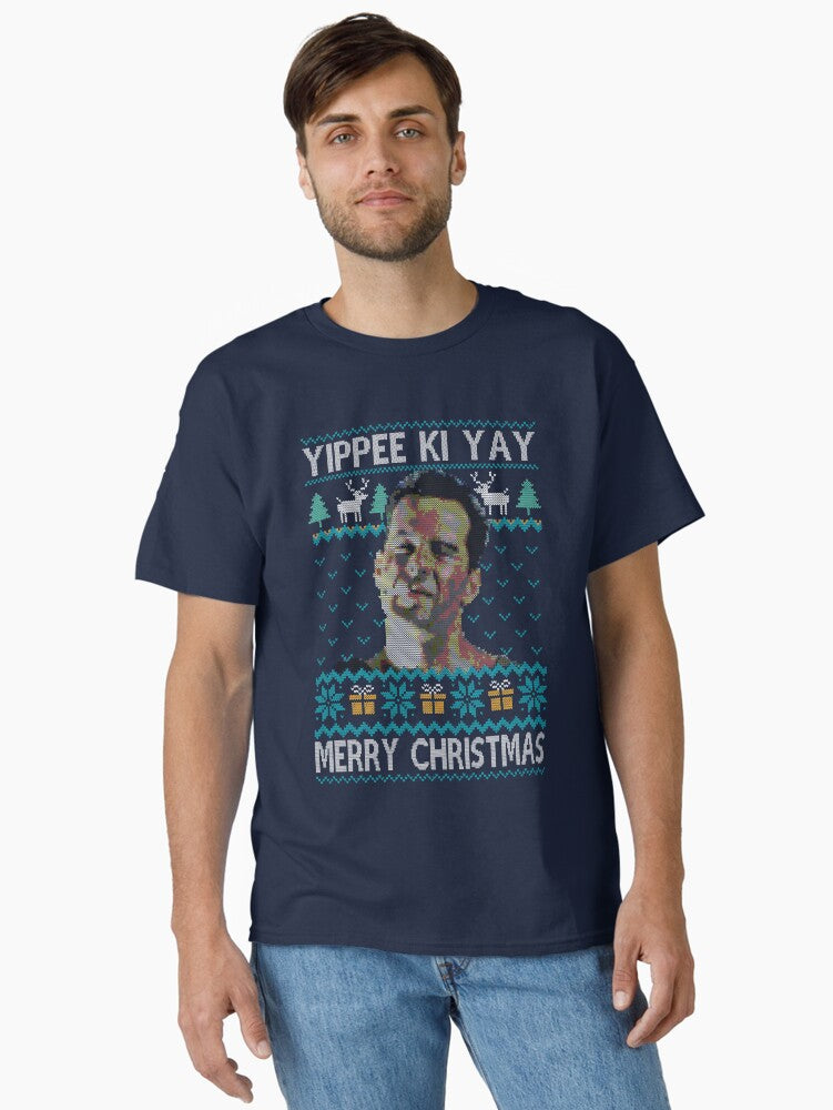 YIIPPEE KI CHRISTMAS Classic TShirt T-Shirt | Vintage Christmas Look | Top Pick For Gifting