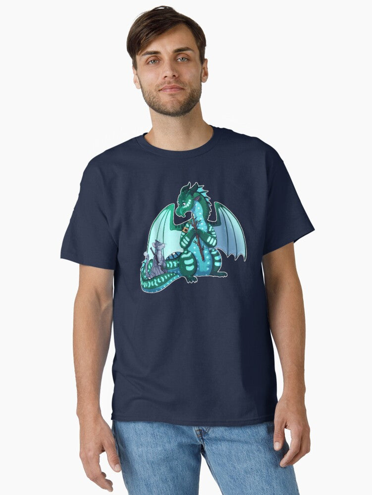 Wings Of Fire & Warriors - Turtle And Jayfeather - Stick Bois Classic T-shirt | Premium Basketball Jersey | Fan Edition Apparel