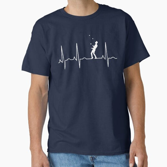 Juggler Heartbeat ECG Juggling for Jugglers Classic T-Shirt for Sale by la-nynx