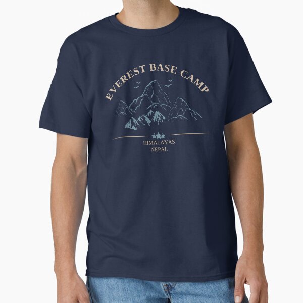 Everest Base Camp Design – Himalayas Nepal Nature Adventure Classic T-Shirt for Sale by tarzbol