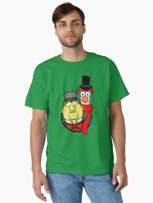 Muppets Christmas Carol Bunsen Honeydew and Beaker Classic TShirt T-Shirt | Best-Selling Design | Top Pick For Gifting