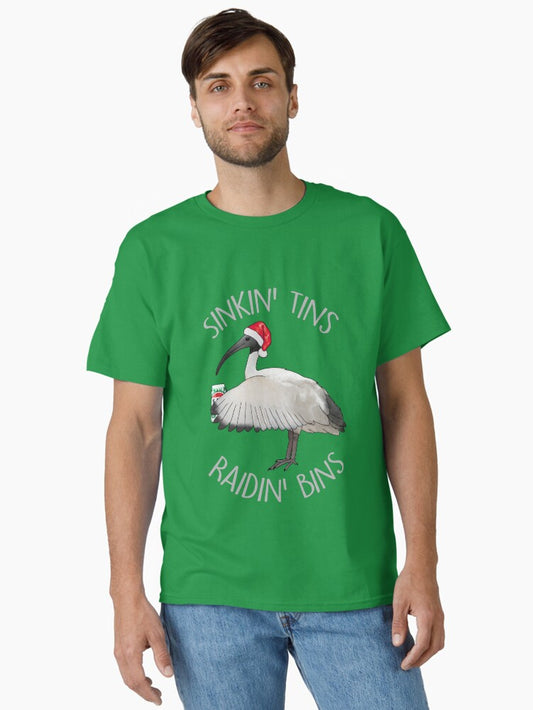Sinkin Tins at Xmas Classic TShirt T-Shirt | High-Quality Print | Trending Festive Apparel