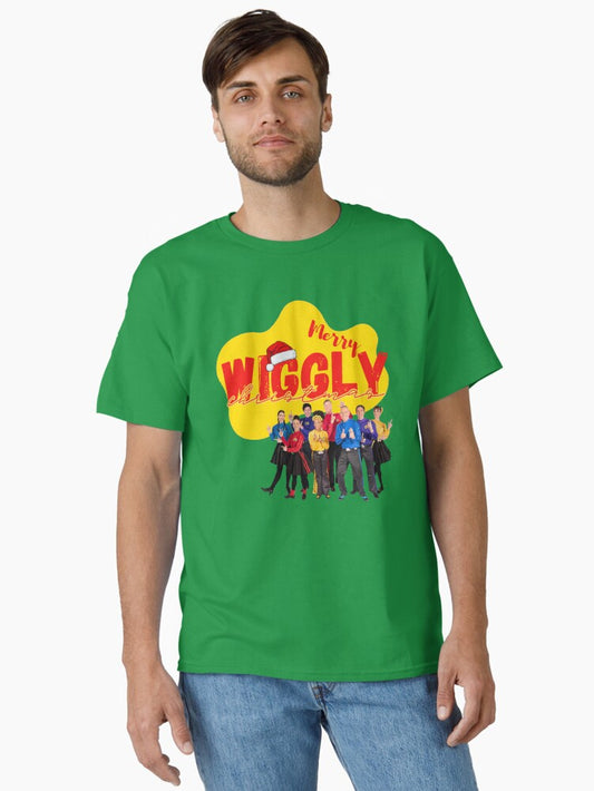 Merry Wiggly Christmas Classic TShirt T-Shirt | Cute Festive Style | Perfect Holiday Gift