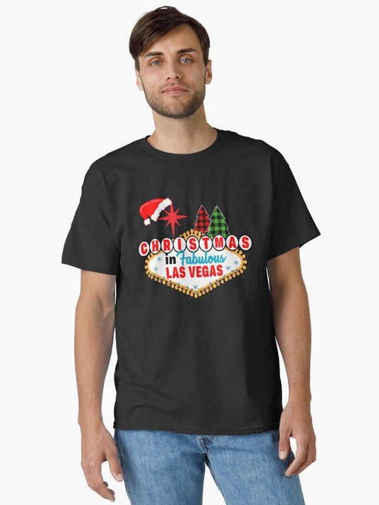 Christmas in Las Vegas Group Matching Classic TShirt T-Shirt | Top Trending Graphic | Perfect For Daily Wear