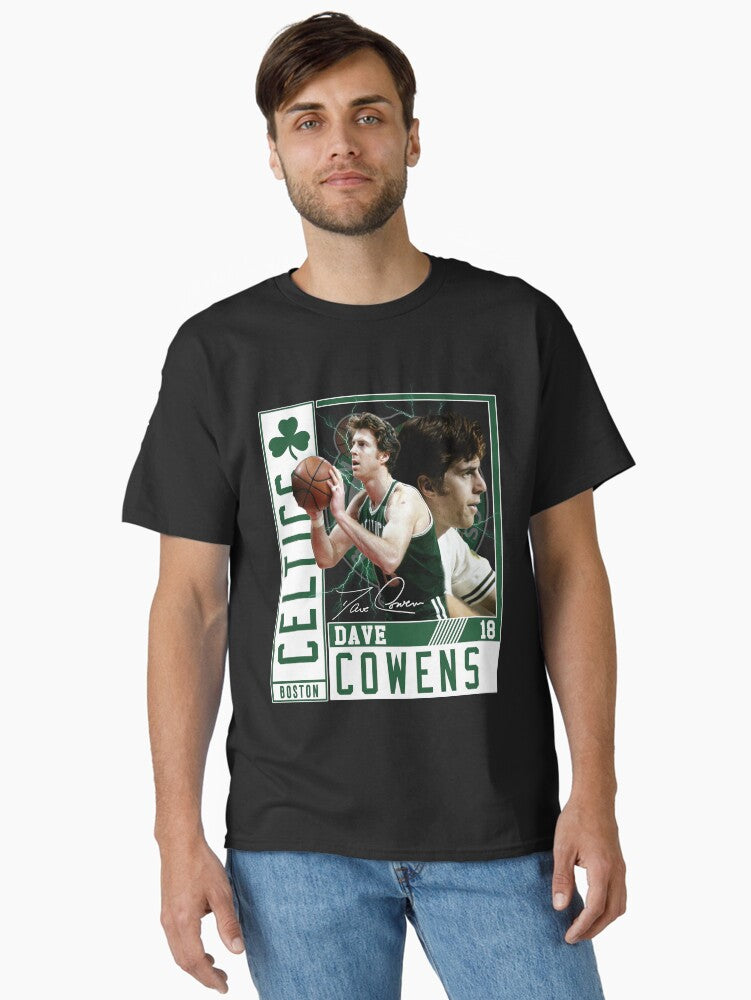 Dave Cowens Basketball Signature Vintage Retro 80s 90s Rap Style Perfect Gift For Basketball Lovers Classic T-shirt | Trendy Graphic Tee | Casual Unisex T-shirt