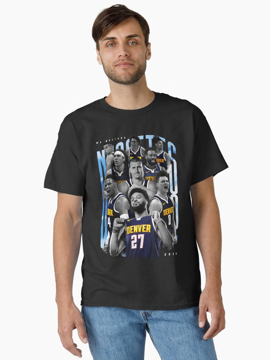 Denver Nuggets Classic T-shirt | Trendy Graphic Tee | Casual Unisex T-shirt