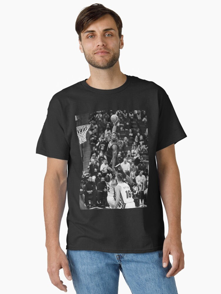 Anthony Edwards - Dunk Of The Year - Blackwhite Classic T-shirt | Trendy Graphic Tee | Casual Unisex T-shirt