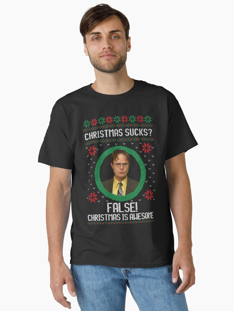 Dwight Schrute False Classic TShirt T-Shirt | Top Trending Graphic | Trending Festive Apparel