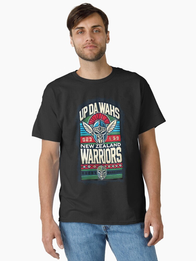 Up Da Wahs Rugby Warriors Classic T-shirt | Premium Basketball Jersey | Fan Edition Apparel