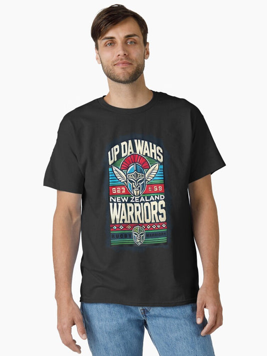 Up Da Wahs Rugby Warriors Classic T-shirt | Premium Basketball Jersey | Fan Edition Apparel