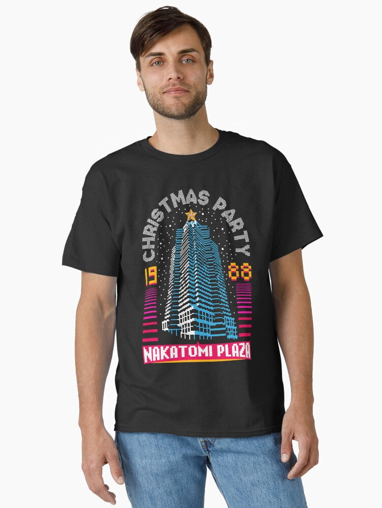 Nakatomi Plaza Christmas Party 88 Retro Christmas Classic TShirt T-Shirt | Holiday Edition | Limited Christmas Style