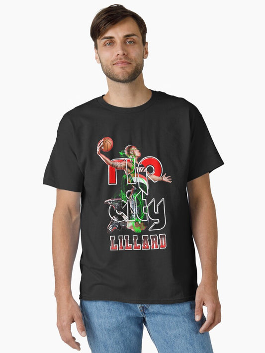 Rip City Damian Lillar Classic T-shirt | Trendy Graphic Tee | Casual Unisex T-shirt