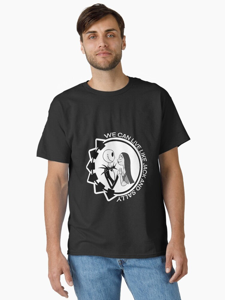 we can live like jack and sally blink lyrics Classic TShirt T-Shirt | High-Quality Print | Perfect Holiday Gift