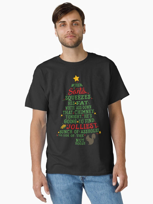 Jolliest Bunch of Aholes Classic TShirt T-Shirt | Seasonal Must-Have | Perfect Holiday Gift