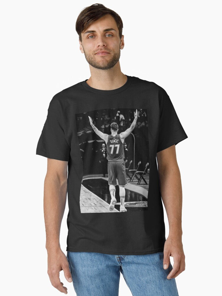 Luka Doncic - Blackwhite Classic T-shirt | Trendy Graphic Tee | Casual Unisex T-shirt