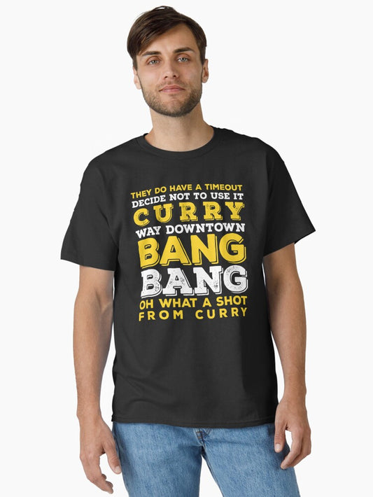 Curry Bang Bang Classic T-shirt | Trendy Graphic Tee | Casual Unisex T-shirt
