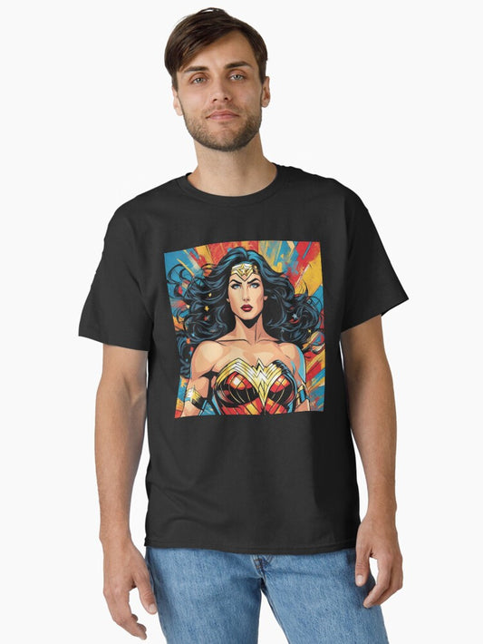 Woman Of Wonder Classic T-shirt | Trendy Graphic Tee | Casual Unisex T-shirt