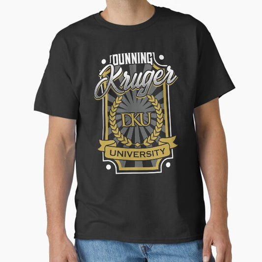 DKU Dunning Kruger University Classic T-Shirt for Sale by animejones