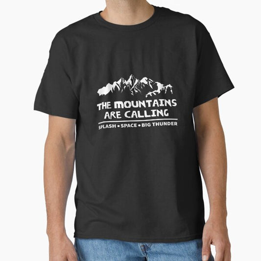 iSalem The Mountains Are Calling - Adult Shirt - Disney Vacation Splash Space Big Thunder Mountain Classic T-Shirt for Sale by iSalem