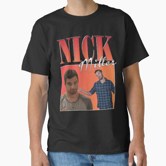 Nick Miller Homage Classic T-Shirt for Sale by khalesxi