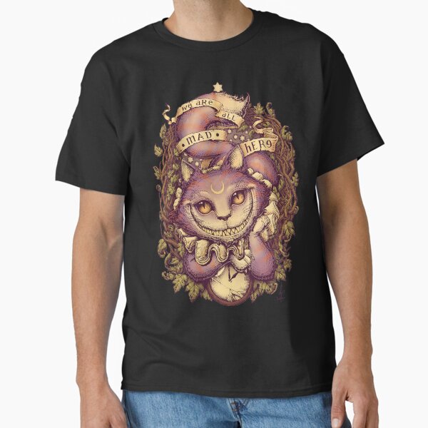 CHESHIRE CAT Classic T-Shirt for Sale by medusadollmaker