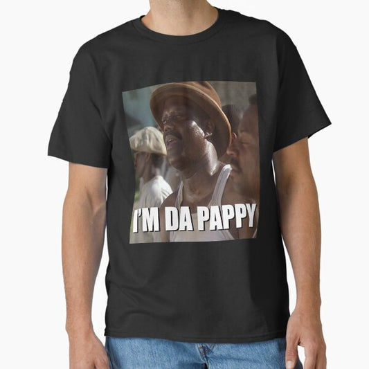 I'm Da Pappy Causal T-Shirt Black Summer Custom Short Sleeve Tee Top Classic T-Shirt for Sale by JacksonCruz