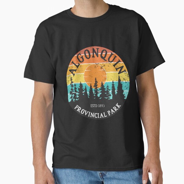 Algonquin Provincial Park Sunset Classic T-Shirt for Sale by BadDogStudio