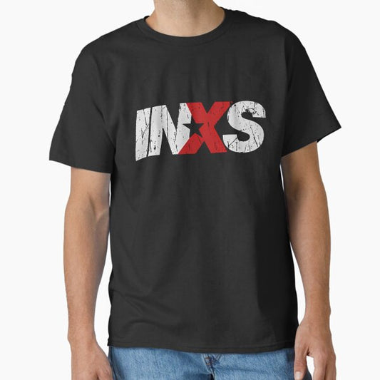 Inxs Logo Vintage Illustration  Classic T-Shirt for Sale by ElsaScheffl