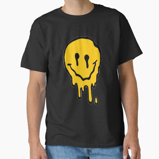 Melted smiley face Classic T-Shirt for Sale by Nowruz