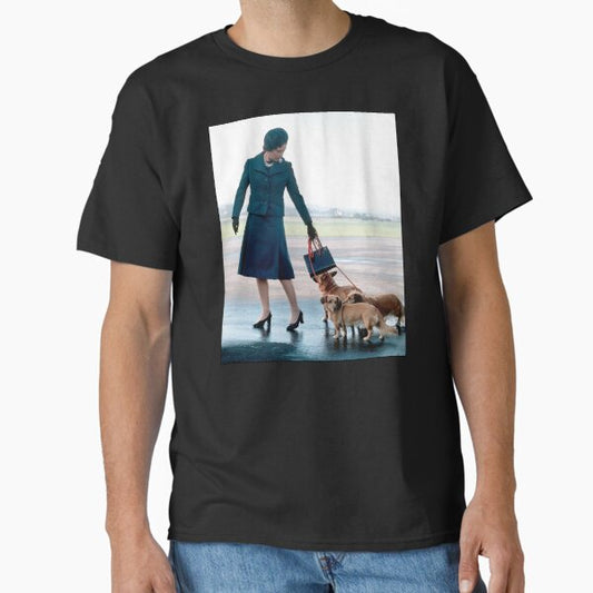 HM Queen Elizabeth II Aberdeen 1974 Professional Photo HD Classic T-Shirt for Sale by Picturestation