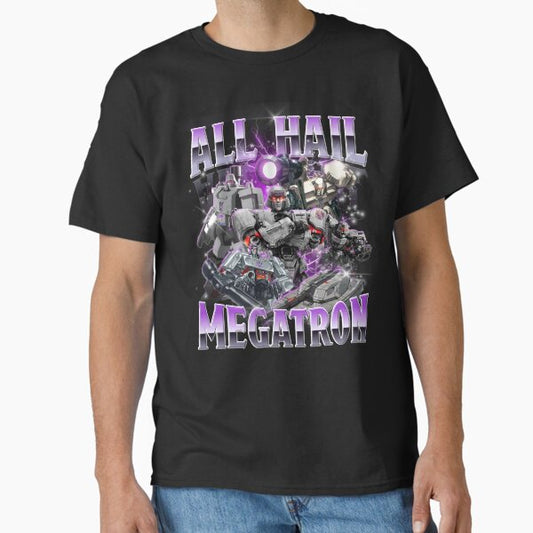 All Hail Megatron Bootleg Rap Shirt Classic T-Shirt for Sale by JubeJube