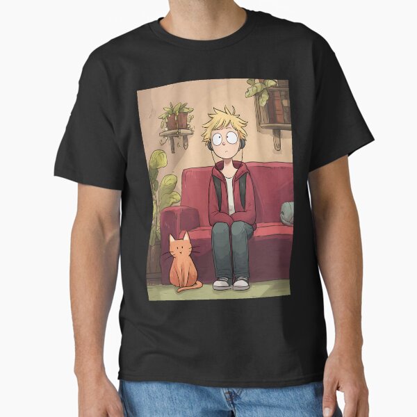"Cozy Lofi Boy" Classic T-Shirt for Sale by bapupa
