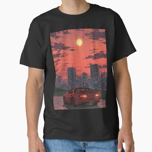 "Nostalgic Lofi Anime Vibes" Classic T-Shirt for Sale by bapupa