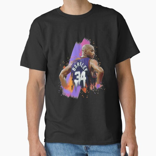 Charles Barkley basketball Thirty four back side Classic T-Shirt for Sale by JasonPineda