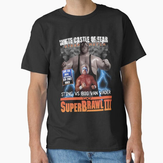 Superbrawl 3 - Sting vs Vader Classic T-Shirt for Sale by refbumptees
