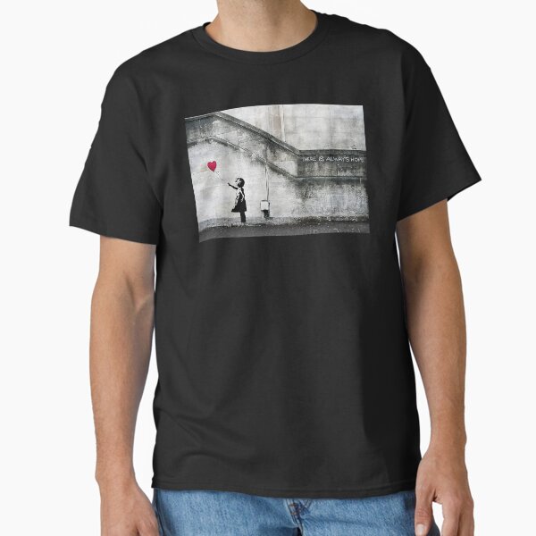 Balloon Girl - There Is Always Hope | Original Mural Banksy Classic T-Shirt for Sale by WE-ARE-BANKSY