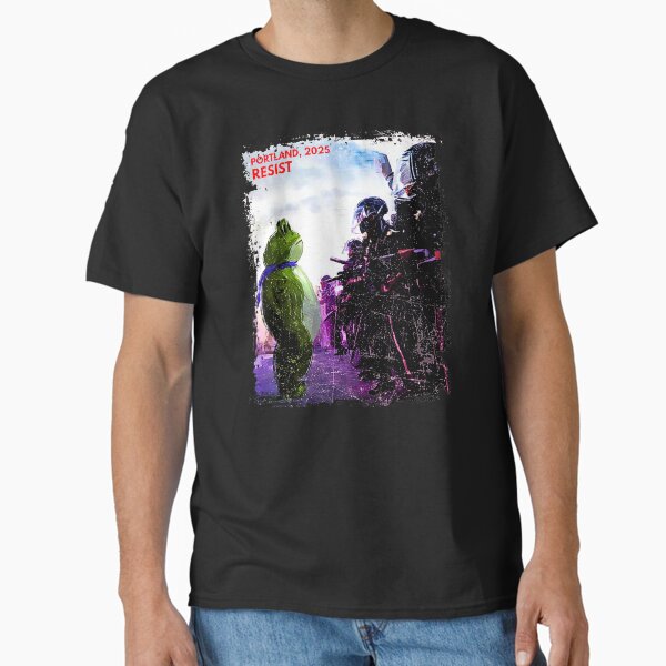 Resist Portland Frog Protest,Anti ICE Anti Fascism Vintage Activist , Resistance Classic T-Shirt for Sale by FerminVigo