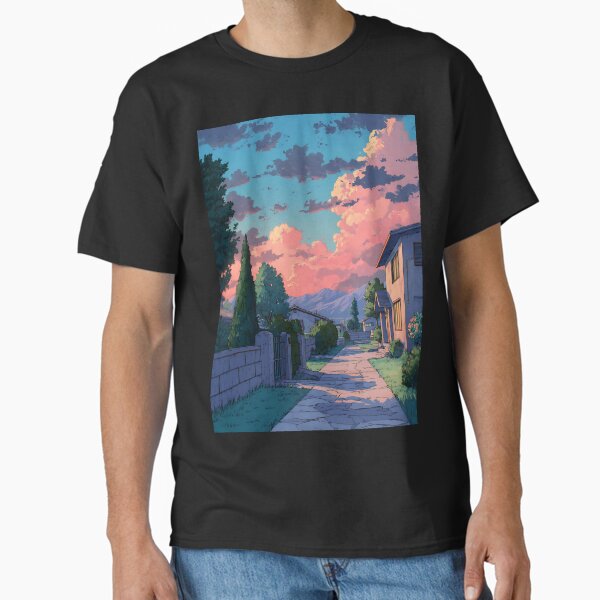 "Chill Lofi Anime Vibes" Classic T-Shirt for Sale by bapupa