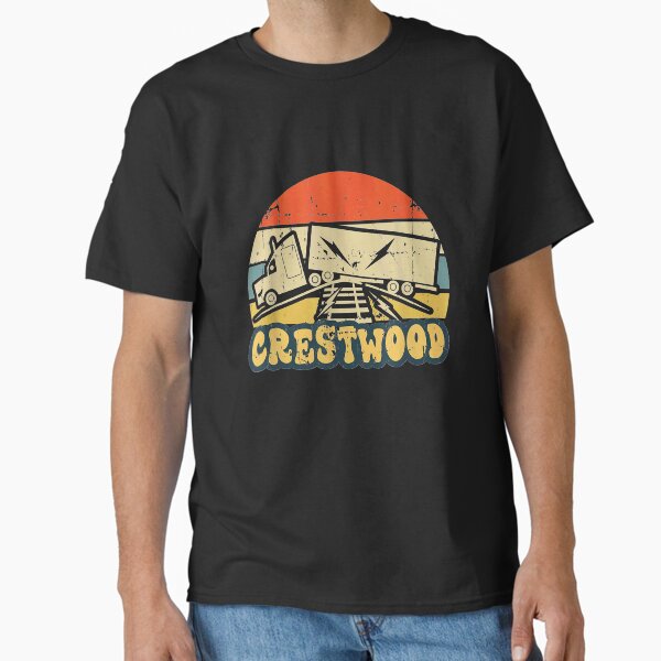 "Crestwood Kentucky KY Tourism Semi Truck on Railroad Tracks" Classic T-Shirt for Sale by MeyersOmari