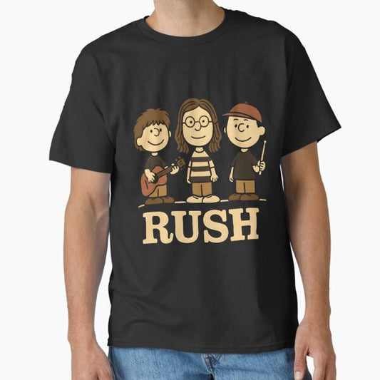 Nostalgic Rush Trio In Peanuts Classic T-Shirt for Sale by rjamesont