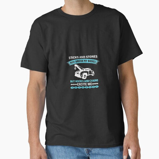 "Tow Truck Driver Shirt Sticks" Classic T-Shirt for Sale by TateTitle7