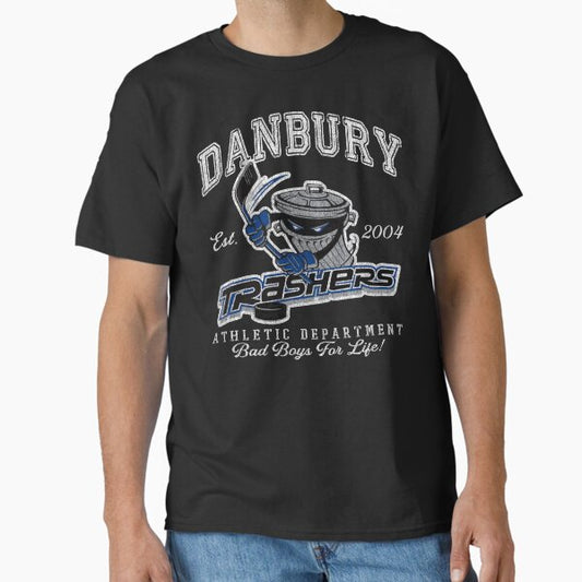 Danbury Trashers Ice Hockey Vintage  Classic T-Shirt for Sale by alhern67