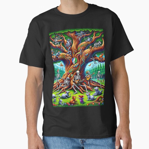 Dead Skeleton Forest Animal Jamboree Classic T-Shirt for Sale by HippieFarms11