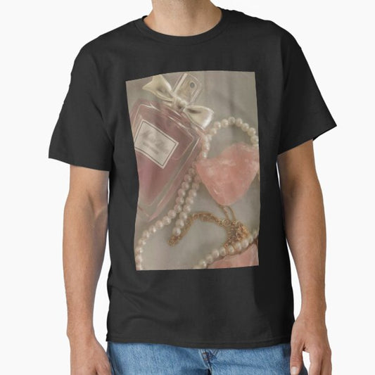 Coquette - Pearls and Perfume - Oil  Classic T-Shirt for Sale by Sab1324