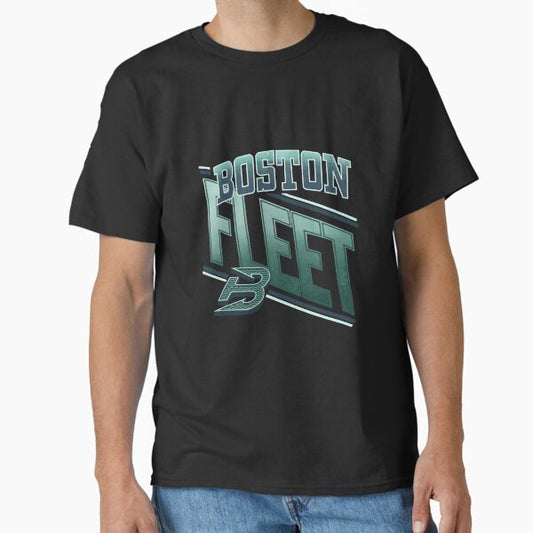 Vintage aesthetic pwhl Boston Fleet logo  Classic T-Shirt for Sale by itstheatre