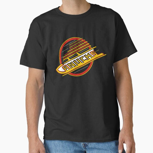 Vancouver Hockey Retro Canucks Skate Classic T-Shirt for Sale by QOUTES-SHOP