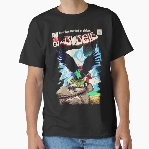 Budgie Band, Comic Cover style, Never Turn Back on a Friend Classic T-Shirt for Sale by RafaelLima7