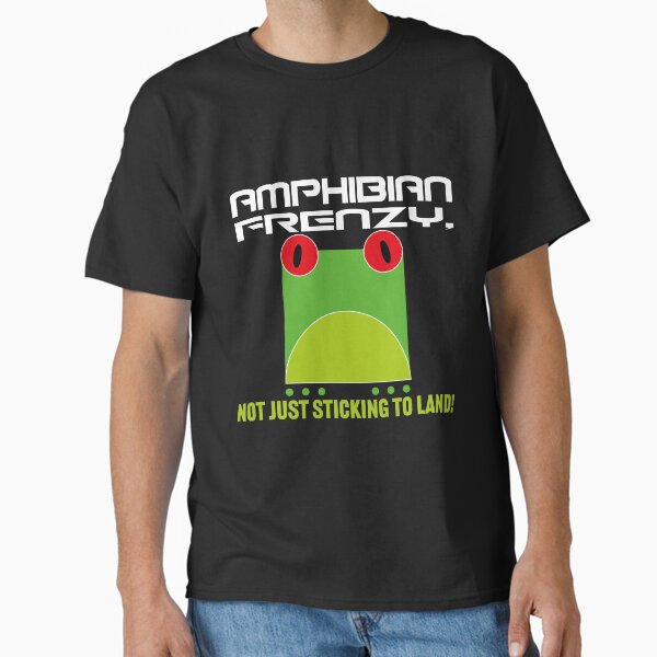 "Amphibian Frenzy, Not Just Sticking to Land!" Classic T-Shirt for Sale by Piktor-Desing